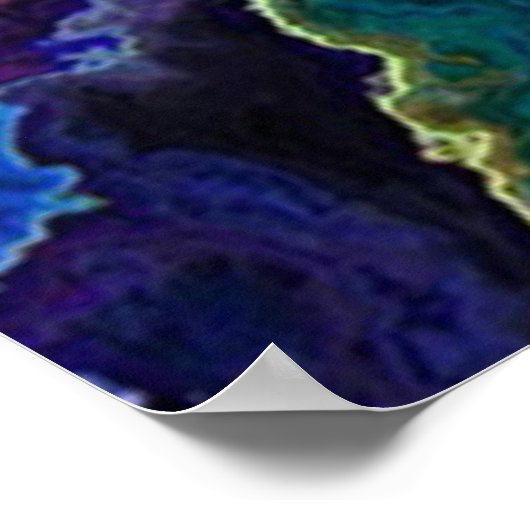 Olievlek Poster (Hoek)