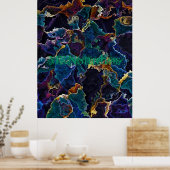 Olievlek Poster (Keuken)