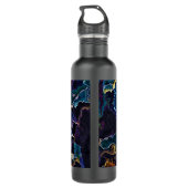 Olievlek Roestvrij stalen flesje Waterfles (Achterkant)