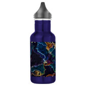 Olievlek Roestvrij stalen flesje Waterfles (Links)