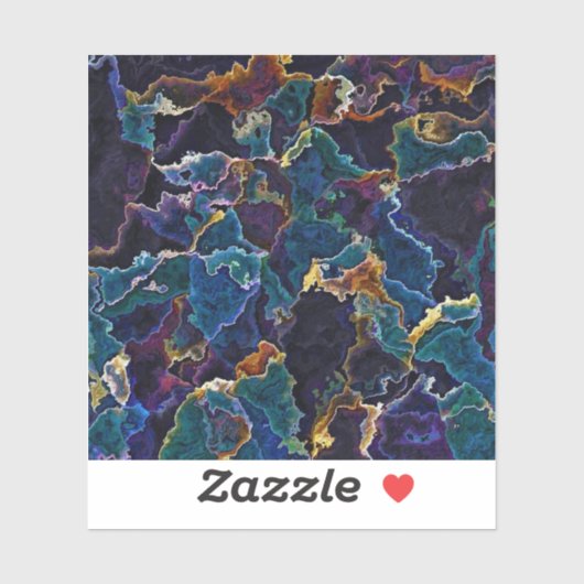 Olievlek Sticker (Vel)