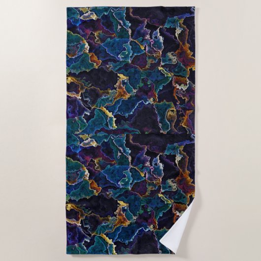 Olievlek Strandlaken (Voorkant)