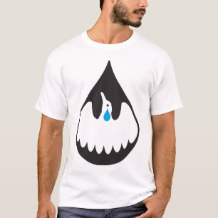Olievlek T-shirt