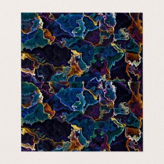 Olievlek Visitekaartje (Buitenkant ongevouwen)