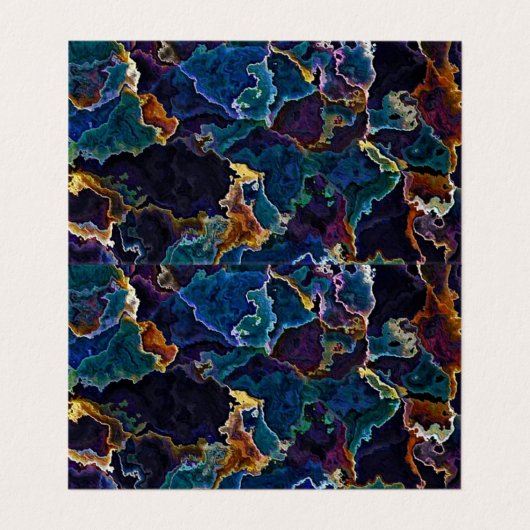 Olievlek Visitekaartje (Binnenkant ongevouwen)