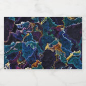 Olievlek Voedselcontainer Etiket (Enkel label)