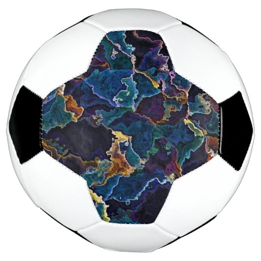 Olievlek Voetbal (Gedraaid)