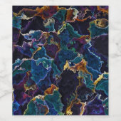 Olievlek Wijn Etiket (Enkel label)