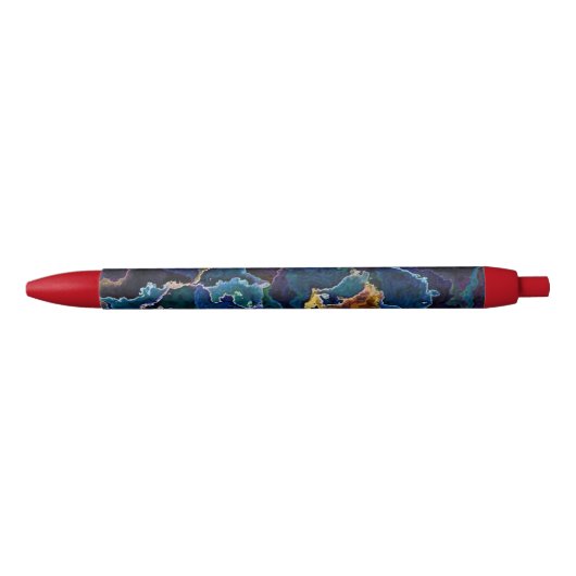 Olievlek Zwarte Inktpen Inkt Pen (Voorkant)