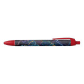 Olievlek Zwarte Inktpen Inkt Pen (Bovenkant)