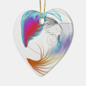 Olievlekken Keramisch Ornament (Links)