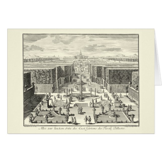 Olievlekken van fonteinen in de tuin van Versaille (Voorkant Horizontaal)