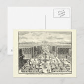 Olievlekken van fonteinen in de tuin van Versaille Briefkaart (Voorkant / Achterkant)