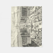 Olievlekken van fonteinen in de tuin van Versaille Fleece Deken (Voorkant)