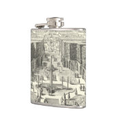 Olievlekken van fonteinen in de tuin van Versaille Heupfles (Links)