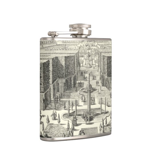 Olievlekken van fonteinen in de tuin van Versaille Heupfles (Rechts)