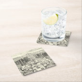 Olievlekken van fonteinen in de tuin van Versaille Kartonnen Onderzetters (Insitu)