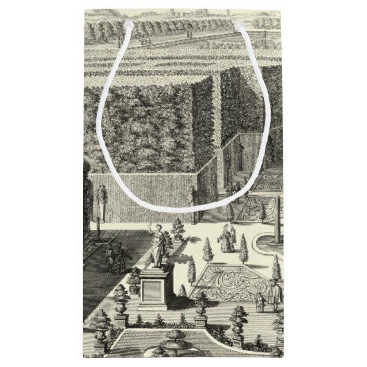 Olievlekken van fonteinen in de tuin van Versaille Klein Cadeauzakje (Achterkant)