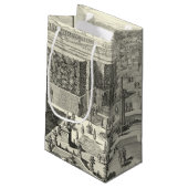 Olievlekken van fonteinen in de tuin van Versaille Klein Cadeauzakje (Achterkant Gekanteld)