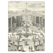 Olievlekken van fonteinen in de tuin van Versaille Klembord (Achterkant)