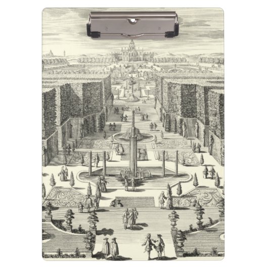 Olievlekken van fonteinen in de tuin van Versaille Klembord (Voorkant)