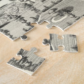 Olievlekken van fonteinen in de tuin van Versaille Legpuzzel (Zijkant)