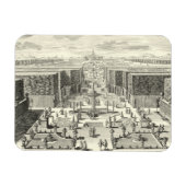 Olievlekken van fonteinen in de tuin van Versaille Magneet (Horizontaal)