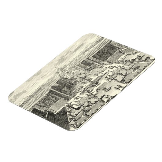 Olievlekken van fonteinen in de tuin van Versaille Magneet (Linkerzijde)