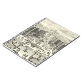 Olievlekken van fonteinen in de tuin van Versaille Notitieboek (Linkerzijde)