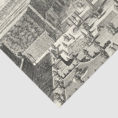 Olievlekken van fonteinen in de tuin van Versaille Tissuepapier (Detail)