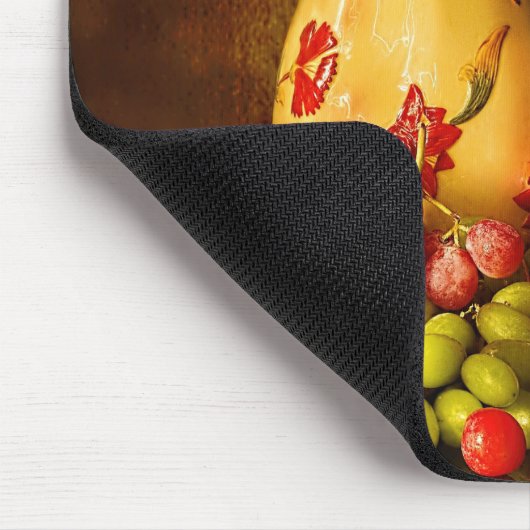 olievlekkers in vet met fruit muismat (Hoek)