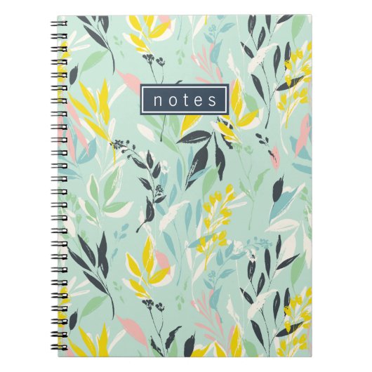  olievloeringspatroon notitieboek (Voorkant)