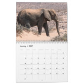 Olifant 2027 kalender (Jan 2027)