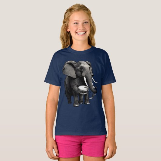 Olifant - 2 t-shirt (Voorkant volledig)