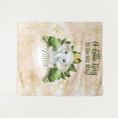 Olifant A Little King is op weg naar het Baby show Wandkleed (Voorkant (horizontaal))