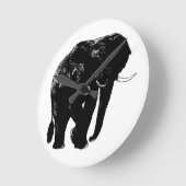Olifant Acryl Wandklok (Hoek)