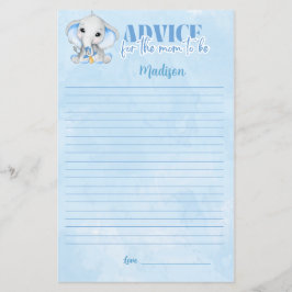 Olifant advies voor moeder Baby shower spel