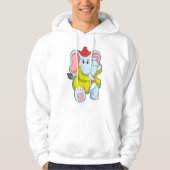 Olifant als brandweerman met Proboscis Hoodie (Voorkant)
