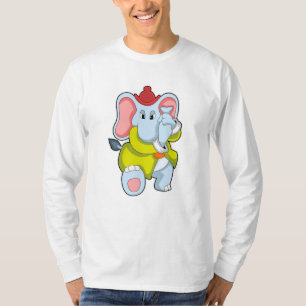 Olifant als brandweerman met Proboscis T-shirt