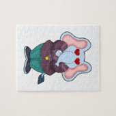 Olifant als Bruidegom met Pak.PNG Legpuzzel (Horizontaal)