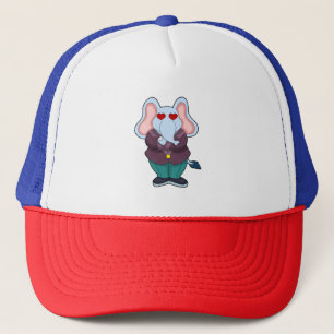 Olifant als Bruidegom met Pak.PNG Trucker Pet