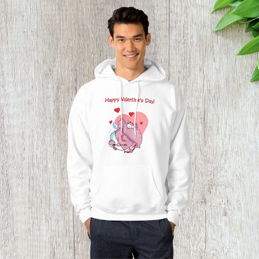 Olifant als Cupido Mannen Hoodie