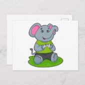 Olifant als Gamer Briefkaart (Voorkant / Achterkant)