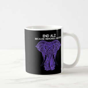 Olifant Alzheimerheimer Awareness Kleding End Koffiemok