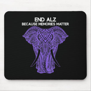 Olifant Alzheimerheimer Awareness Kleding End Muismat