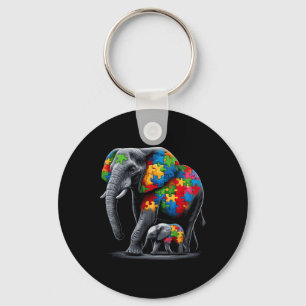 Olifant Autisme Bewustzijn Autisme Moeder Sleutelhanger