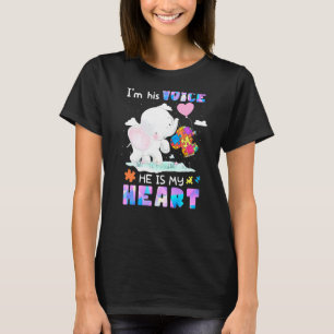 Olifant Autisme Bewustzijn Iu2019m Zijn Stem Hij I T-shirt