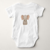 Olifant Baby Body Romper (Achterkant)
