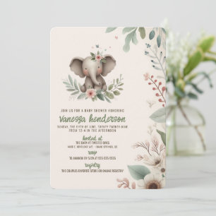 Olifant Baby Borrel Kaart