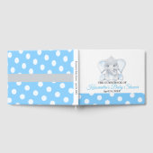 Olifant Baby Boy Baby shower Gastenboek (Volledig)